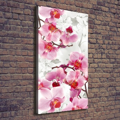 Tableau imprimé sur toile Orchidée rose fleur