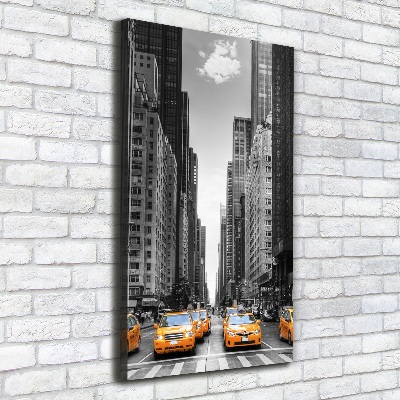 Tableau toile imprimée Taxi New York