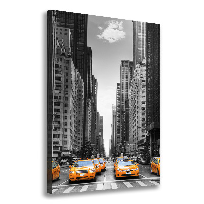 Tableau toile imprimée Taxi New York