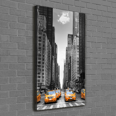 Tableau toile imprimée Taxi New York