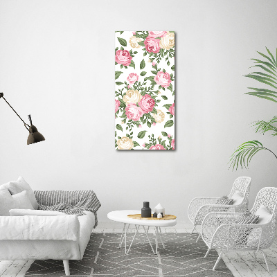 Tableau photo sur toile Roses fleurs