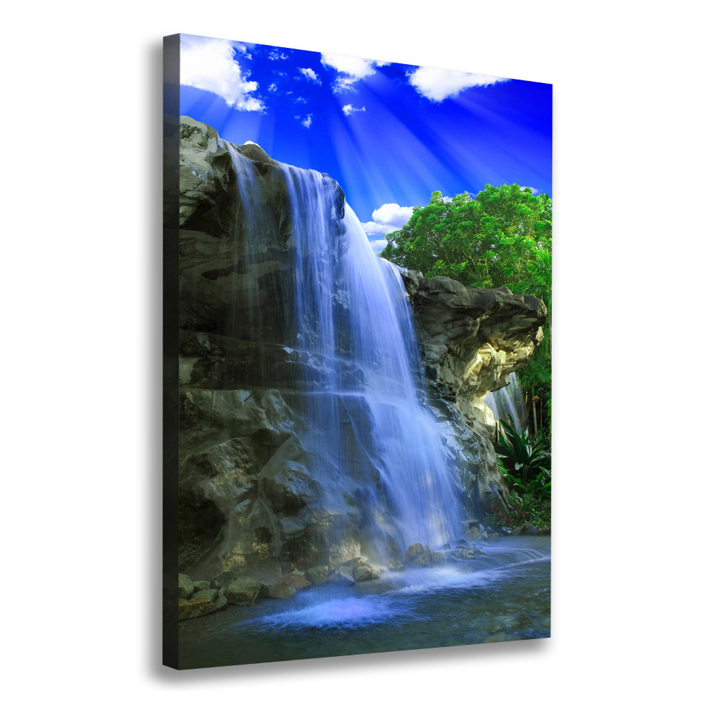 Tableau imprimé sur toile Cascades