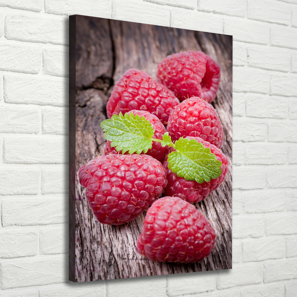 Tableau imprimé sur toile Les framboises