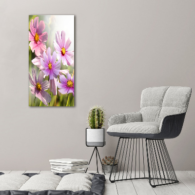 Tableau sur toile Fleurs des champs