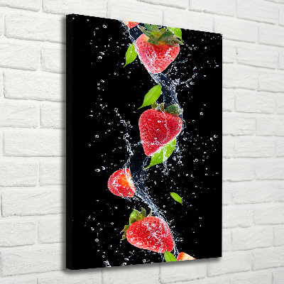 Tableau sur toile Fraises