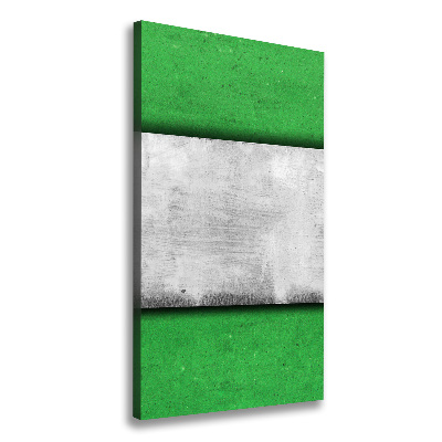 Tableau imprimé sur toile Mur vert