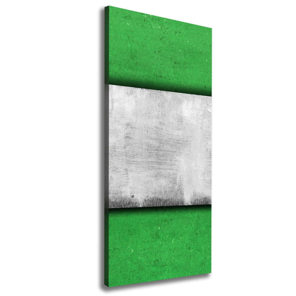 Tableau imprimé sur toile Mur vert