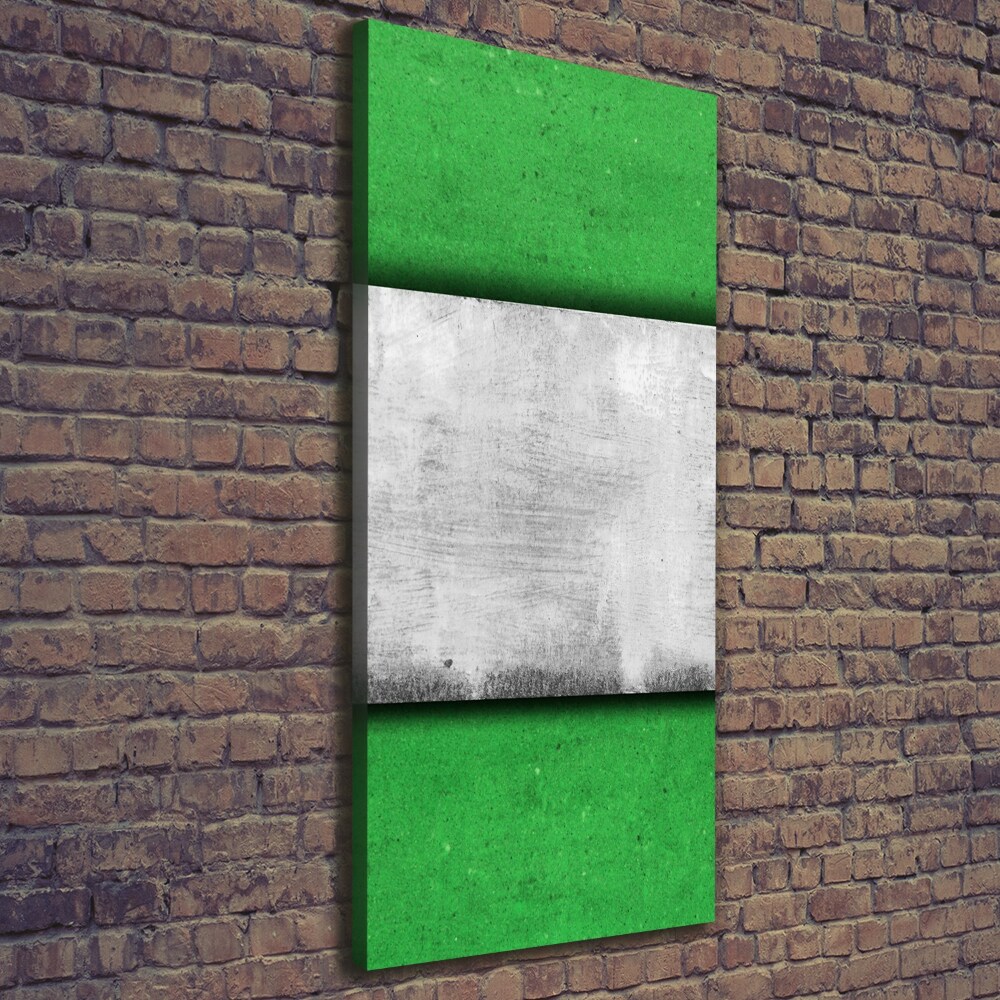 Tableau imprimé sur toile Mur vert