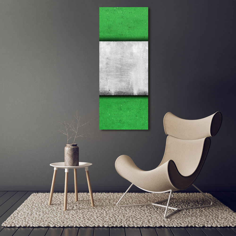 Tableau imprimé sur toile Mur vert