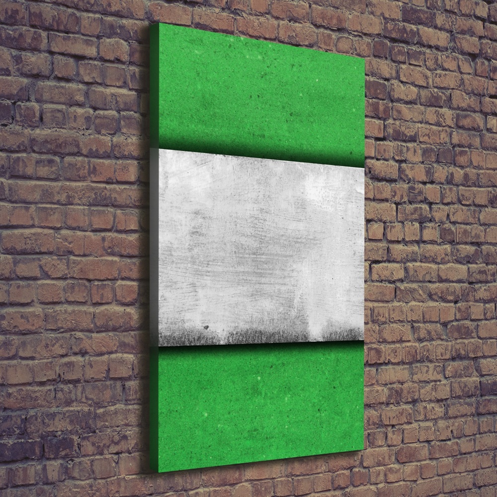 Tableau imprimé sur toile Mur vert