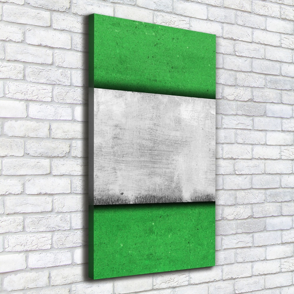 Tableau imprimé sur toile Mur vert