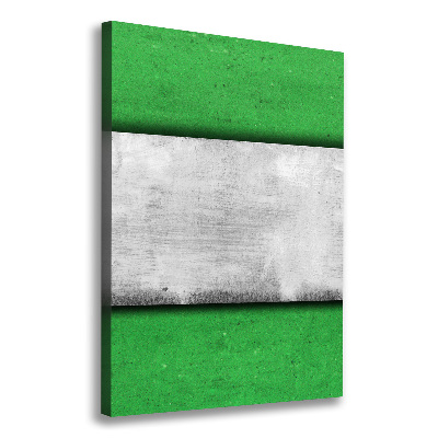 Tableau imprimé sur toile Mur vert