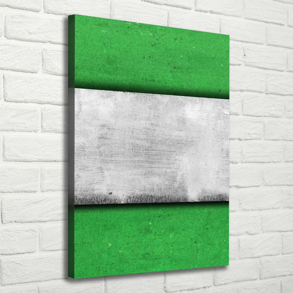 Tableau imprimé sur toile Mur vert