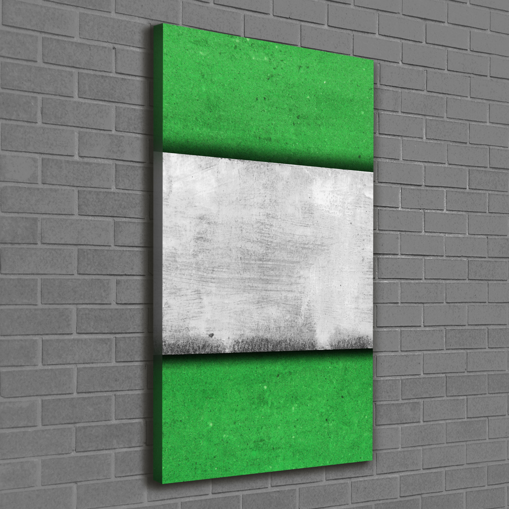 Tableau imprimé sur toile Mur vert