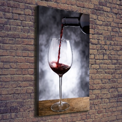 Tableau mural sur toile Vin rouge