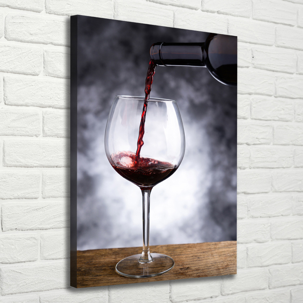 Tableau mural sur toile Vin rouge