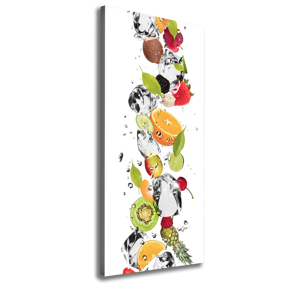 Tableau photo sur toile Fruits et eau