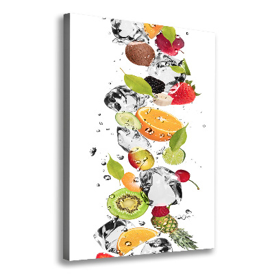 Tableau photo sur toile Fruits et eau