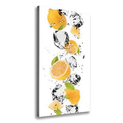 Tableau photo sur toile Citrons et eau