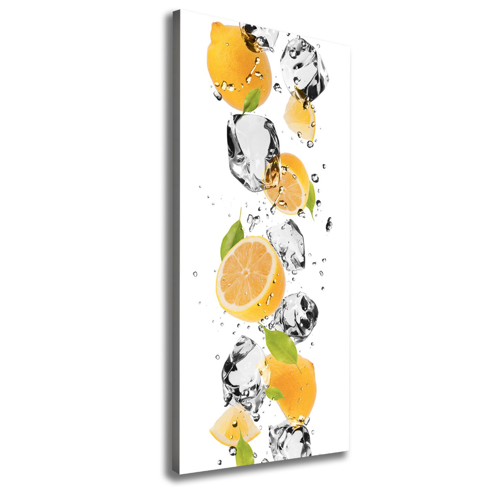 Tableau photo sur toile Citrons et eau