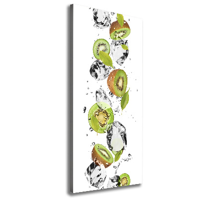 Tableau imprimé sur toile Kiwi et eau