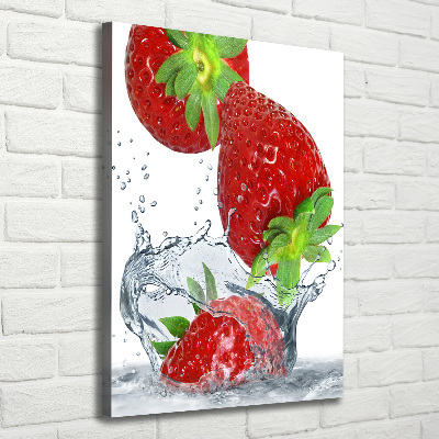 Tableau imprimé sur toile Fraises