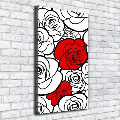 Tableau photo sur toile Roses