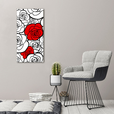 Tableau photo sur toile Roses