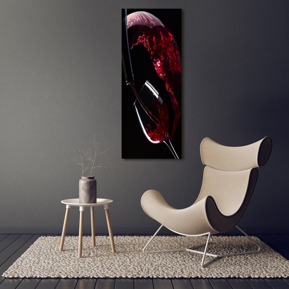 Tableau photo sur toile Vin rouge