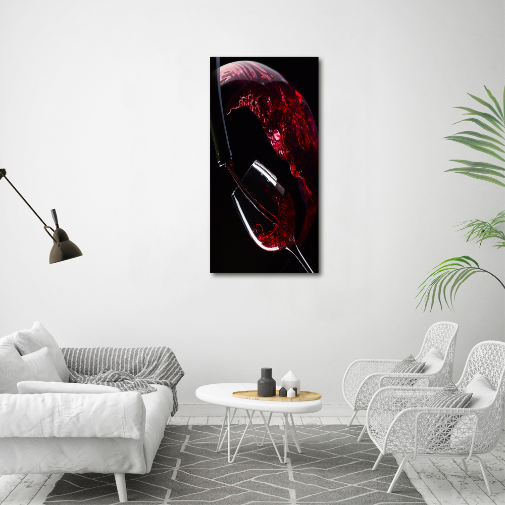 Tableau photo sur toile Vin rouge