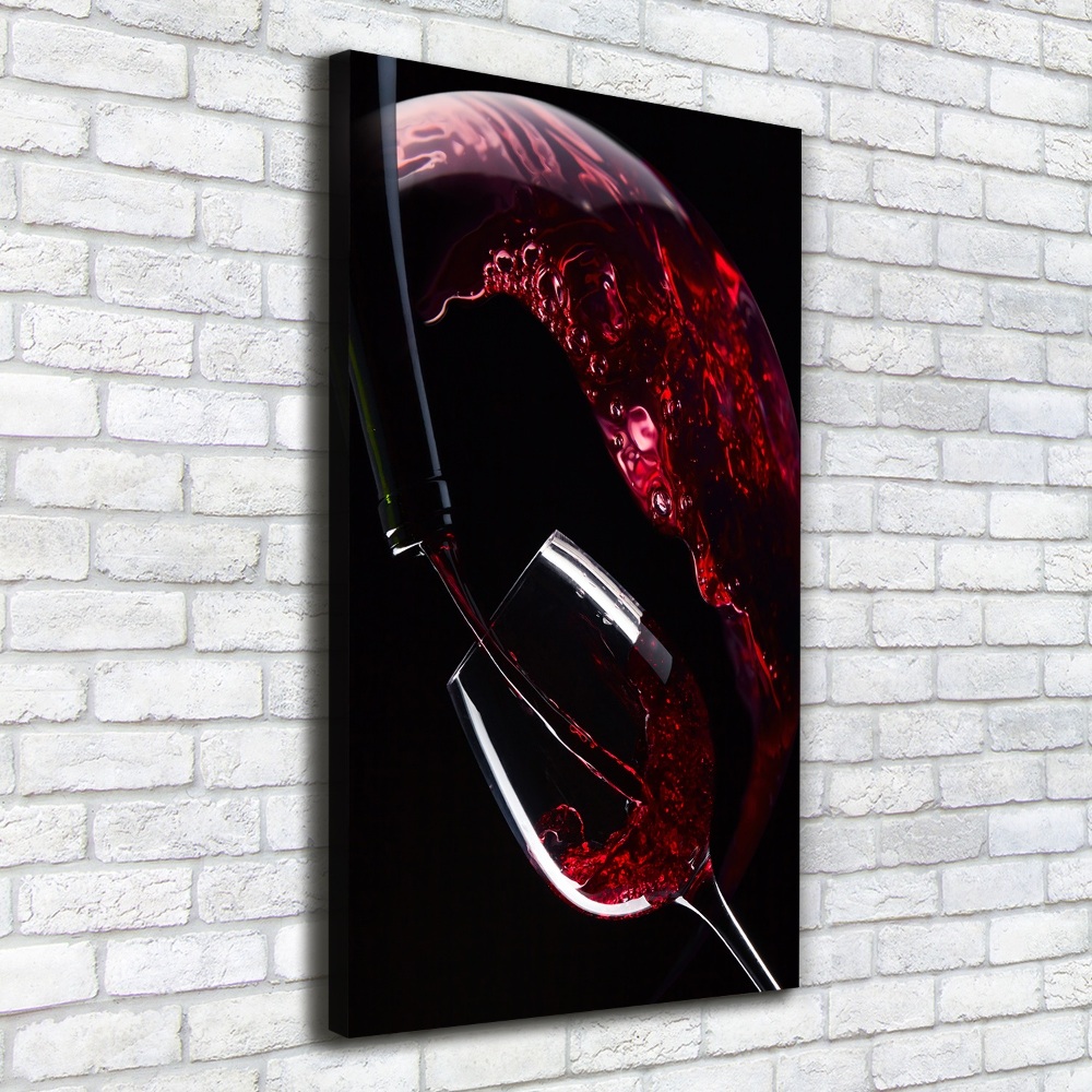 Tableau photo sur toile Vin rouge