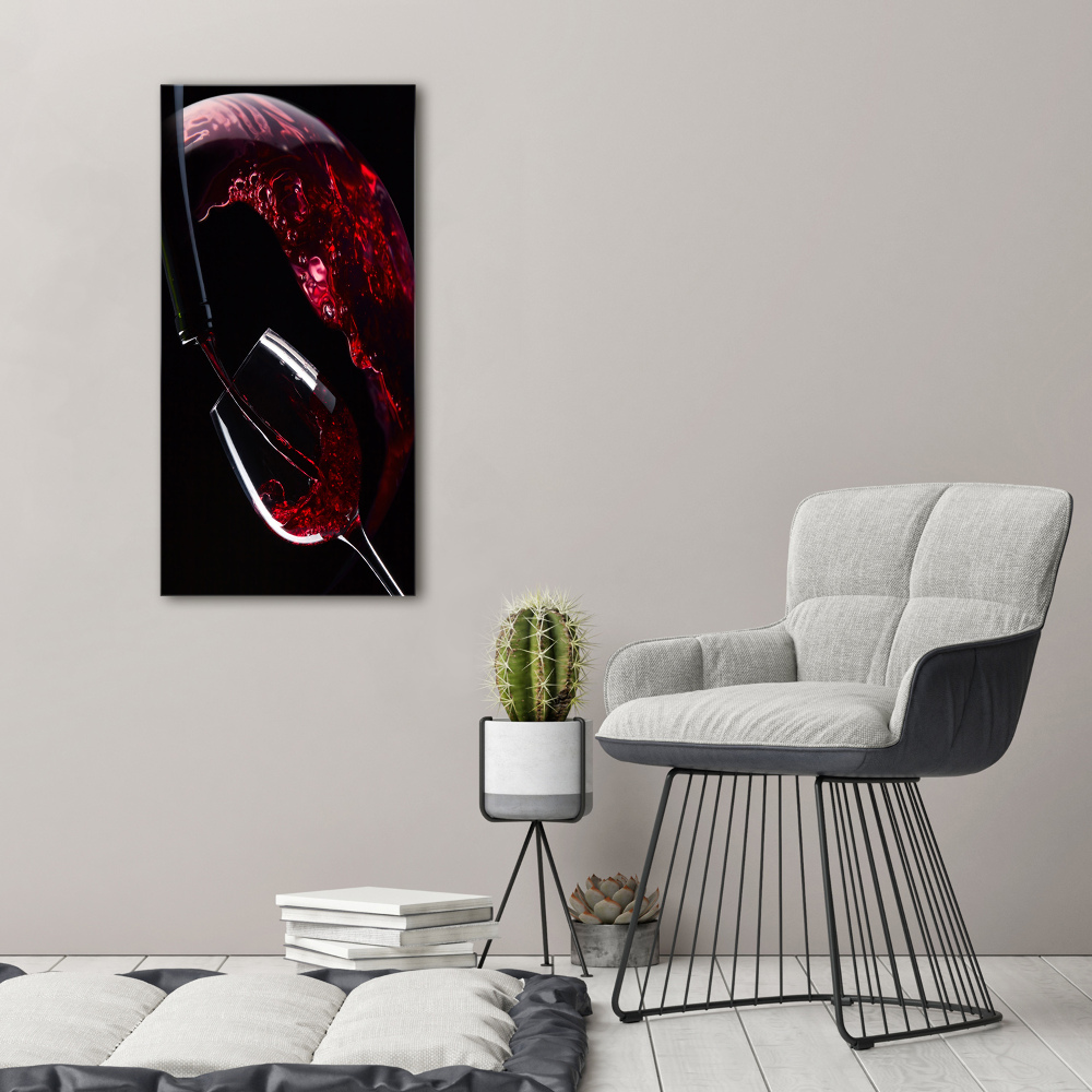 Tableau photo sur toile Vin rouge