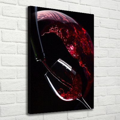 Tableau photo sur toile Vin rouge