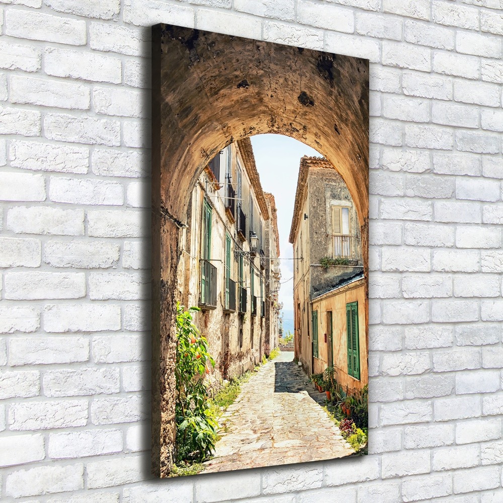 Tableau mural sur toile Rues italiennes