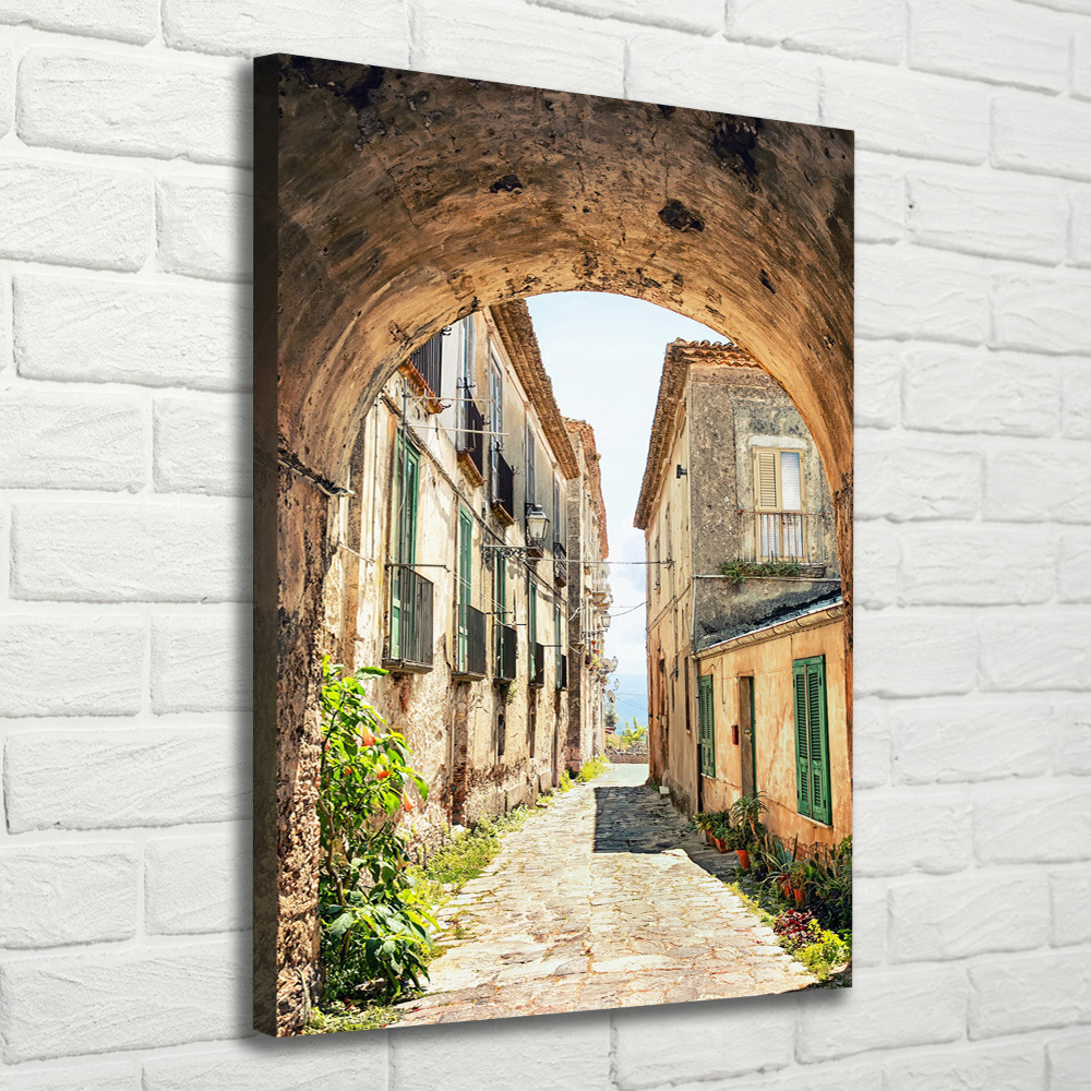 Tableau mural sur toile Rues italiennes