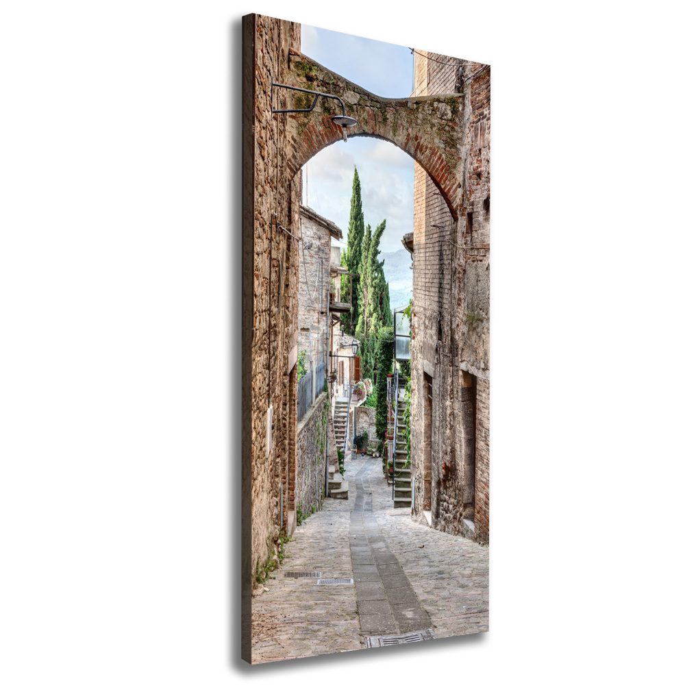 Tableau sur toile Rues en pierre italienne