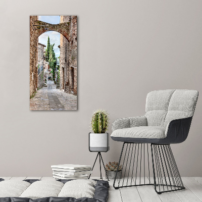 Tableau sur toile Rues en pierre italienne