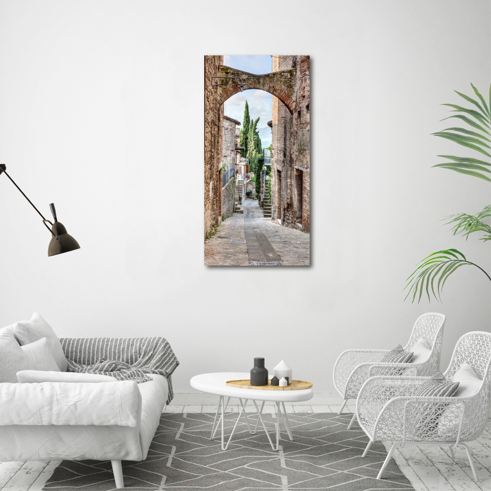 Tableau sur toile Rues en pierre italienne