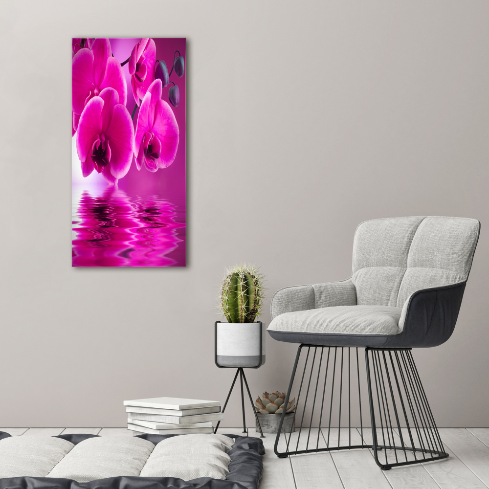 Tableau photo sur toile Orchidée rose fleur