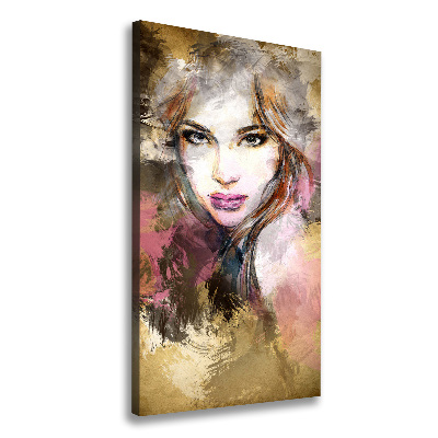 Tableau sur toile Femme abstraite