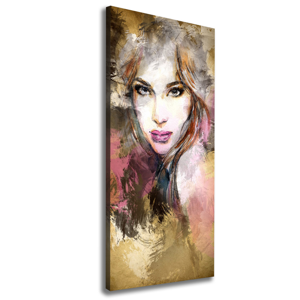 Tableau sur toile Femme abstraite