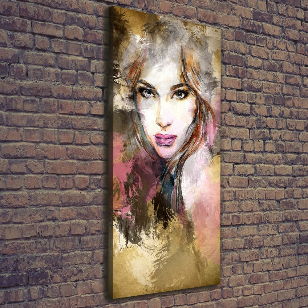 Tableau sur toile Femme abstraite