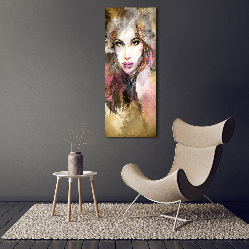 Tableau sur toile Femme abstraite