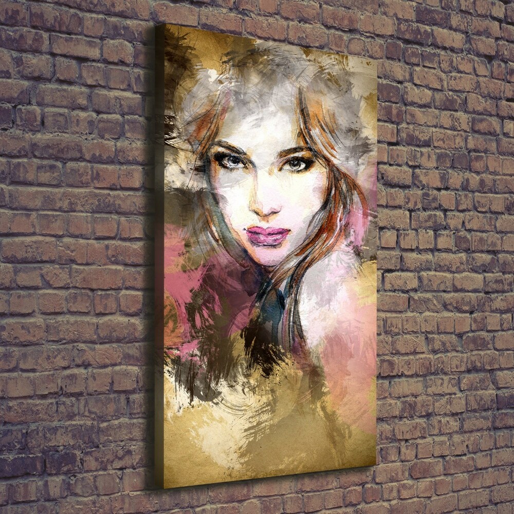 Tableau sur toile Femme abstraite