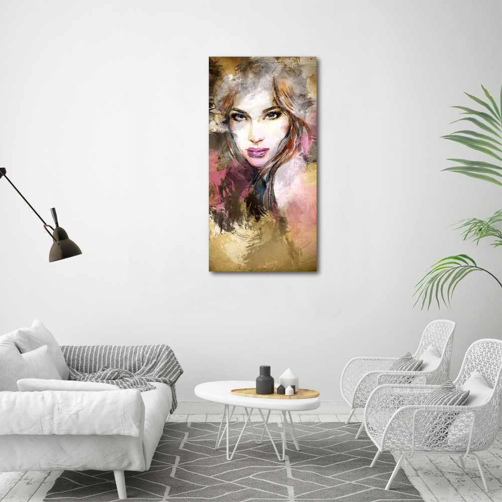 Tableau sur toile Femme abstraite