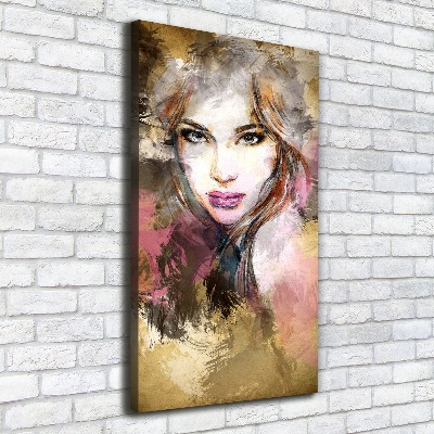 Tableau sur toile Femme abstraite