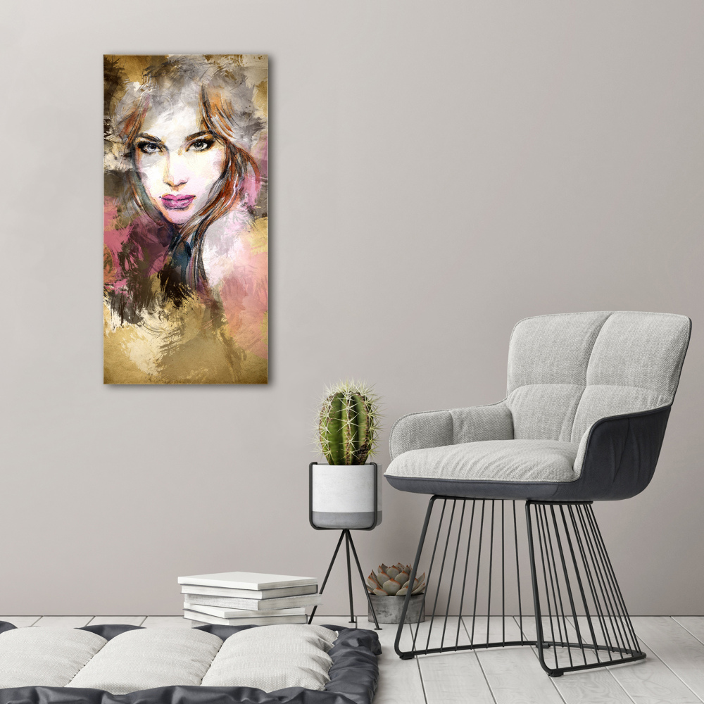 Tableau sur toile Femme abstraite