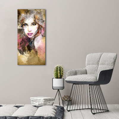 Tableau sur toile Femme abstraite