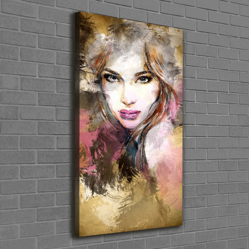 Tableau sur toile Femme abstraite