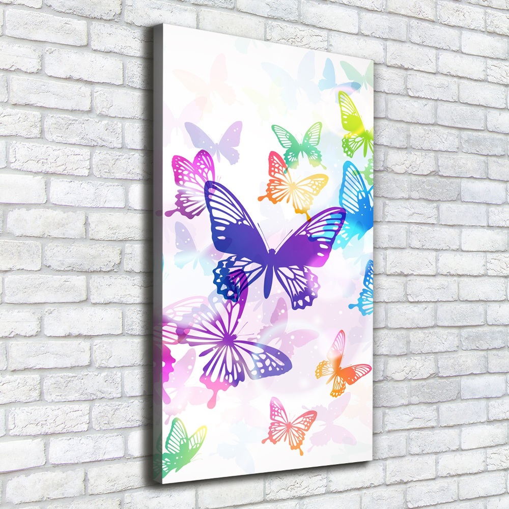 Tableau mural sur toile Papillons colorés